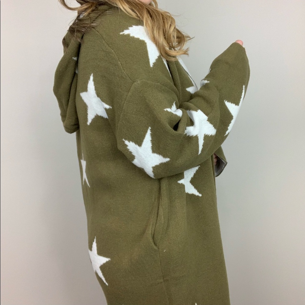 Star Crossed Hooded Cardigan Sweater - Picture 5 of 8